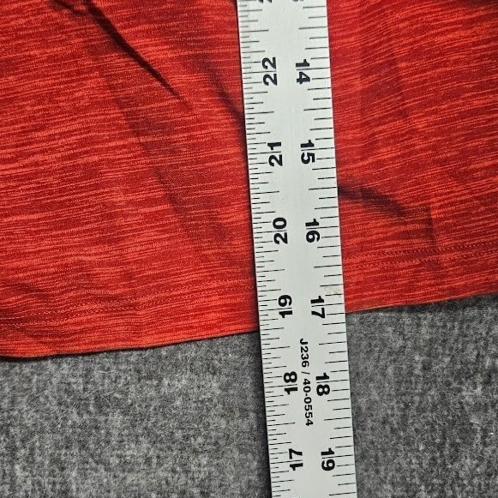 Lululemon T.H.E. Short Mens Small Red Space Dye Heathered 10 Inch Linerless - Picture 7 of 10